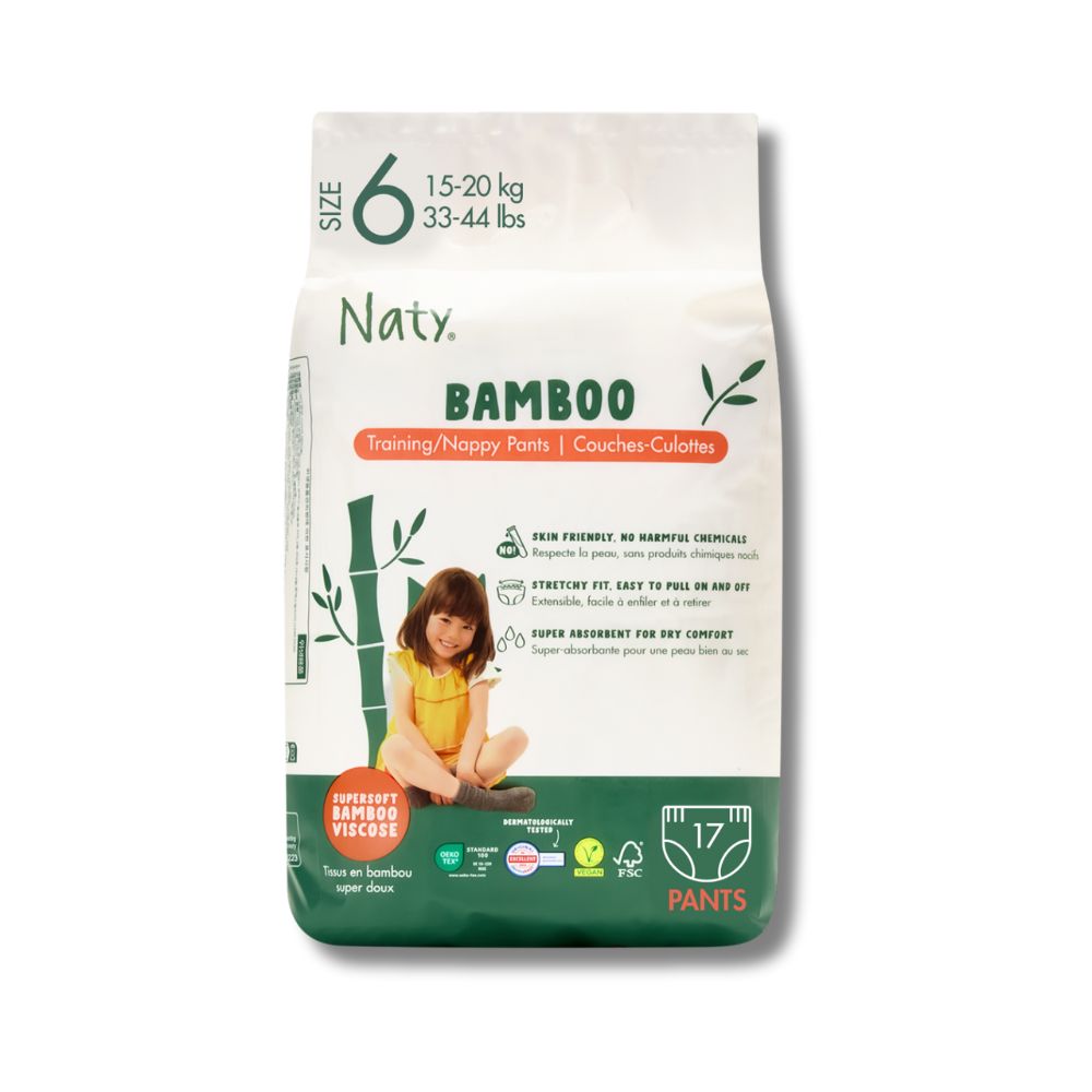 17 x Broek van bamboeviscose (Maat 6), , large, Eco by Naty